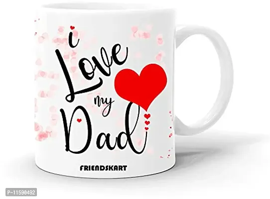 Friendskart.in Ceramic Coffee Printed Mug for Dad, Happy Daddy Day, Happy Father Day (Happy Father Day14)