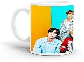 DON'T JUDGE ME FRIENDSKART BTS Logo HD Printed Creamic Coffee Mug 350 Ml (BTS-03)-thumb1