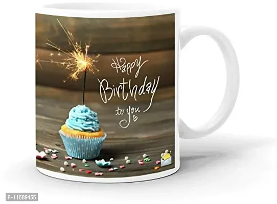 DON'T JUDGE ME Happy Birthday Gift Ceramic Coffee for Friend, Girlfriend  Boyfriend Glossy Finish with Vibrant Print Ceramic Coffee Mug (11oz) 330ml (Happy Birthday 328)-thumb0