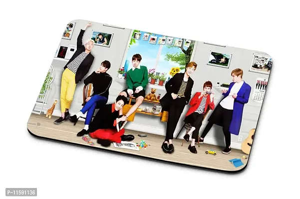 DON'T JUDGE ME FRIENDSKART BTS Gaming Mouse Pad for Laptop / Computer and Water Resistance Coating Natural Rubber Non Slippery Rubber Base (BTS-04)