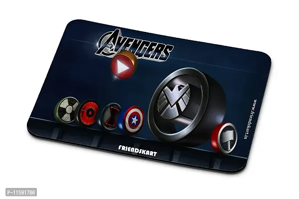 DON'T JUDGE ME FRIENDSKART Avengers Gaming Mouse Pad for Laptop/Computer and Water Resistance Coating Natural Rubber Non Slippery Rubber Base (AVENGERS-113)