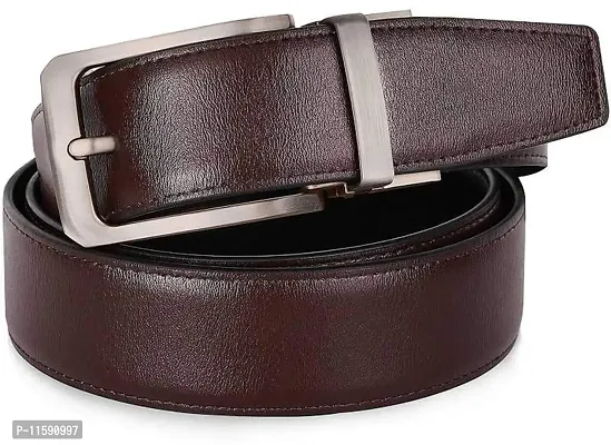 Bizzare Men Casual  Formal ARTIFICIAL PU Leather Reversible Belt Black/Brown (Size 28-44 Cut to fit men's Belt)-thumb2