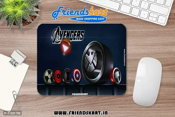 DON'T JUDGE ME FRIENDSKART Avengers Gaming Mouse Pad for Laptop/Computer and Water Resistance Coating Natural Rubber Non Slippery Rubber Base (AVENGERS-113)-thumb3