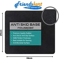 DON'T JUDGE ME FRIENDSKART gGaming Mouse Pad for Laptop/Computer and Water Resistance Coating Natural Rubber Non Slippery Rubber Bas (Mouse PAD 7) (Mouse PAD 36)-thumb3