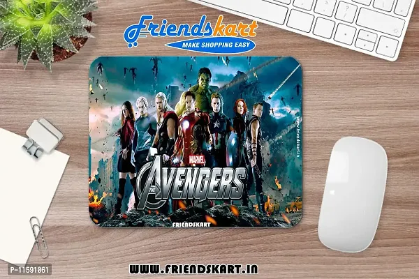 DON'T JUDGE ME FRIENDSKART Avengers Gaming Mouse Pad for Laptop/Computer and Water Resistance Coating Natural Rubber Non Slippery Rubber Base (AVENGERS-110)-thumb3