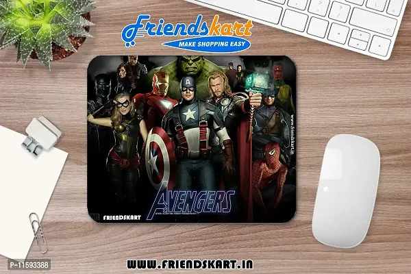 DON'T JUDGE ME FRIENDSKART Avengers Gaming Mouse Pad for Laptop/Computer and Water Resistance Coating Natural Rubber Non Slippery Rubber Base (AVENGERS-120)-thumb3