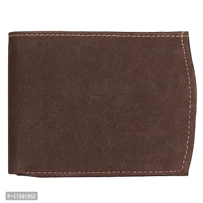 BIZZARE Wallet for Mens Brown Leather Regular Purse tan?5-thumb0
