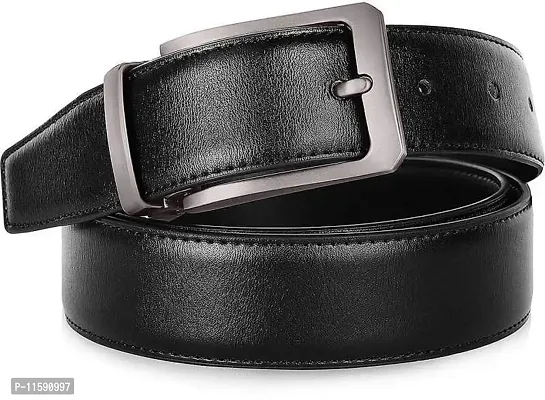 Bizzare Men Casual  Formal ARTIFICIAL PU Leather Reversible Belt Black/Brown (Size 28-44 Cut to fit men's Belt)-thumb3