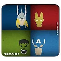 DON'T JUDGE ME FRIENDSKART Avengers Gaming Mouse Pad for Laptop/Computer and Water Resistance Coating Natural Rubber Non Slippery Rubber Base (AVENGERS-115)-thumb1