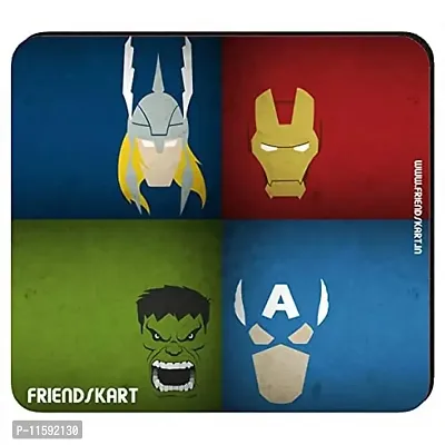 DON'T JUDGE ME FRIENDSKART Avengers Gaming Mouse Pad for Laptop/Computer and Water Resistance Coating Natural Rubber Non Slippery Rubber Base (AVENGERS-115)-thumb2