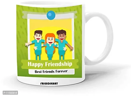 FRIENDSKART Printed Mug Surprised Gift for Girlfriend, Boyfriend, Husband, Wife & Friends Best Printed Coffee Mug Best Gift Item Occasion for New Year. 330ml (Friendskart5)