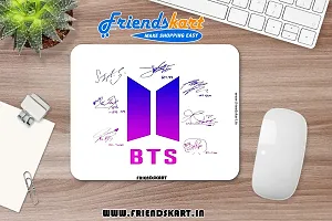 DON'T JUDGE ME FRIENDSKART BTS Gaming Mouse Pad for Laptop / Computer and Water Resistance Coating Natural Rubber Non Slippery Rubber Base (BTS-08)-thumb2