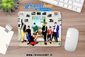 DON'T JUDGE ME FRIENDSKART BTS Gaming Mouse Pad for Laptop / Computer and Water Resistance Coating Natural Rubber Non Slippery Rubber Base (BTS-04)-thumb2