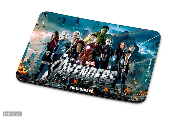 DON'T JUDGE ME FRIENDSKART Avengers Gaming Mouse Pad for Laptop/Computer and Water Resistance Coating Natural Rubber Non Slippery Rubber Base (AVENGERS-110)