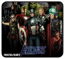 DON'T JUDGE ME FRIENDSKART Avengers Gaming Mouse Pad for Laptop/Computer and Water Resistance Coating Natural Rubber Non Slippery Rubber Base (AVENGERS-120)-thumb1