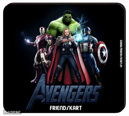 DON'T JUDGE ME FRIENDSKART Avengers Gaming Mouse Pad for Laptop/Computer and Water Resistance Coating Natural Rubber Non Slippery Rubber Base (AVENGERS-108)-thumb2