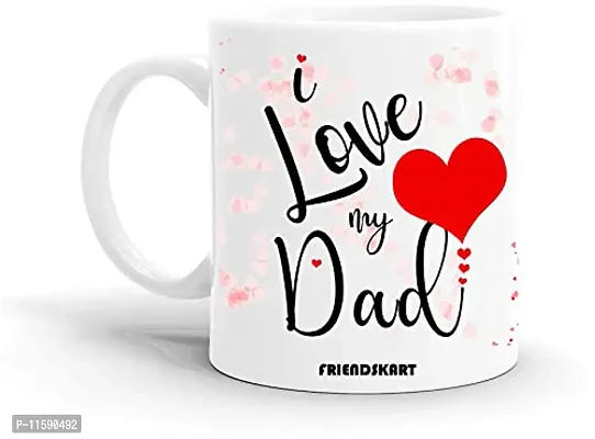 Friendskart.in Ceramic Coffee Printed Mug for Dad, Happy Daddy Day, Happy Father Day (Happy Father Day14)-thumb2