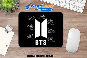 DON'T JUDGE ME FRIENDSKART BTS Gaming Mouse Pad for Laptop / Computer and Water Resistance Coating Natural Rubber Non Slippery Rubber Base (BTS-06)-thumb2