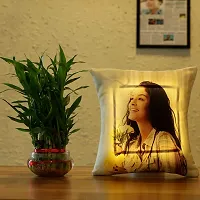 FRIENDSKART.in Personalized Customized Cushion Cover with Filler, Surprised Gift for Girlfriend, Friends Best Printed Coffee Mug Best Gift Item Any Occasion, Led Light (Cushion-Led Light-01)-thumb4
