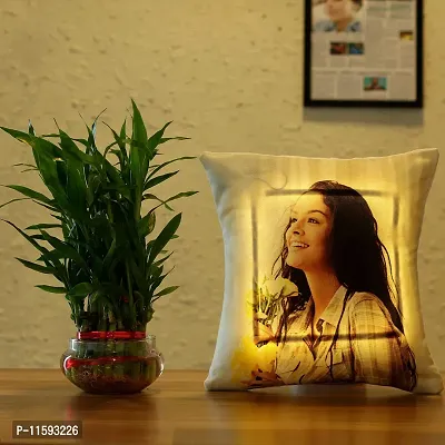 FRIENDSKART.in Personalized Customized Cushion Cover with Filler, Surprised Gift for Girlfriend, Friends Best Printed Coffee Mug Best Gift Item Any Occasion, Led Light (Cushion-Led Light-01)-thumb5