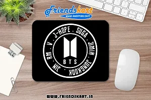 DON'T JUDGE ME FRIENDSKART BTS Gaming Mouse Pad for Laptop / Computer and Water Resistance Coating Natural Rubber Non Slippery Rubber Base (BTS-03)-thumb2