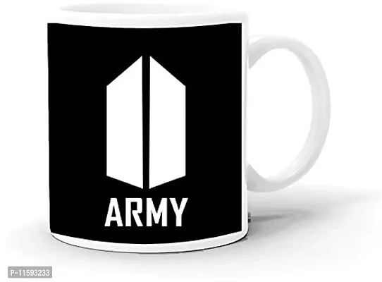 DON'T JUDGE ME FRIENDSKART BTS Logo HD Printed Creamic Coffee Mug 350 Ml (BTS-01)-thumb0