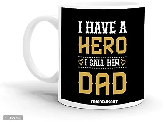 Friendskart.in Ceramic Coffee Printed Mug for Dad, Happy Daddy Day, Happy Father Day (Happy Father Day8)-thumb2