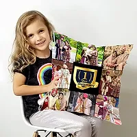 FRIENDSKART.IN Free! Free! Personalized/Customized Cushion Cover With Filler, Surprised Gift for Mom, Dad, Wife, Husband, Friends, Best Gift Item Any Occasion, Best Friends (Size- 12x12 inches ) happy anniversary-thumb3