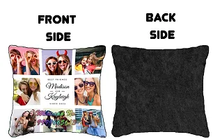 DON'T JUDGE ME Personalized / Customized Polyester 250TC Cushion Cover ( Standard , White , Size: 12 in x 12 in )-thumb2