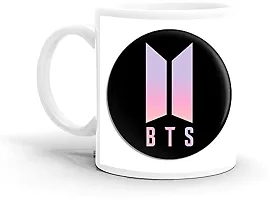 DON'T JUDGE ME FRIENDSKART BTS Logo HD Printed Creamic Coffee Mug 350 Ml (BTS-04)-thumb3