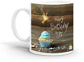 DON'T JUDGE ME Happy Birthday Gift Ceramic Coffee for Friend, Girlfriend  Boyfriend Glossy Finish with Vibrant Print Ceramic Coffee Mug (11oz) 330ml (Happy Birthday 328)-thumb1