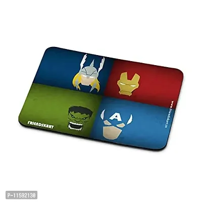 DON'T JUDGE ME FRIENDSKART Avengers Gaming Mouse Pad for Laptop/Computer and Water Resistance Coating Natural Rubber Non Slippery Rubber Base (AVENGERS-115)