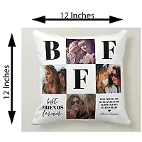 FRIENDSKART.in Free! Free! Personalized/Customized Cushion Cover with Filler, 12X12 ONE Side, Surprised Gift for Love One Printed, Best Gift Item Any Occasion, Best Friends (CUSHION-106)-thumb2