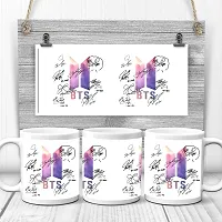 DON'T JUDGE ME FRIENDSKART BTS Logo HD Printed Creamic Coffee Mug 350 Ml (BTS-08)-thumb2