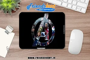 DON'T JUDGE ME FRIENDSKART Avengers Gaming Mouse Pad for Laptop/Computer and Water Resistance Coating Natural Rubber Non Slippery Rubber Base (AVENGERS-111)-thumb2