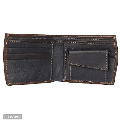 BIZZARE Wallet for Mens Brown Leather Regular Purse tan?5-thumb3