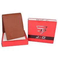 Men Casual, Formal Tan Artificial Leather Wallet - Regular Size  (12 Card Slots)-thumb4