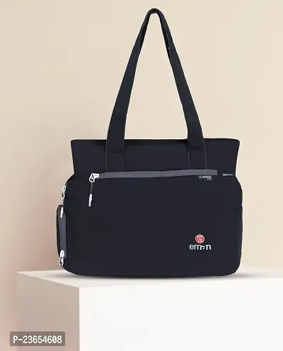 Stylish Black Leatherette  Tote Bags For Women