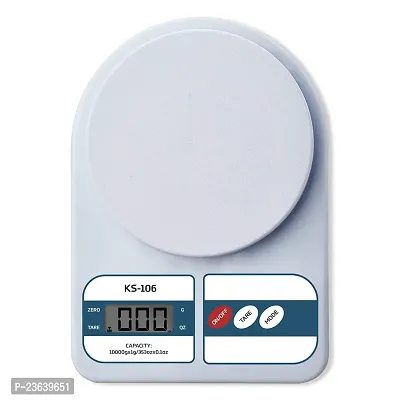 Electronic Kitchen Digital Weighing Scale | 10kg | White