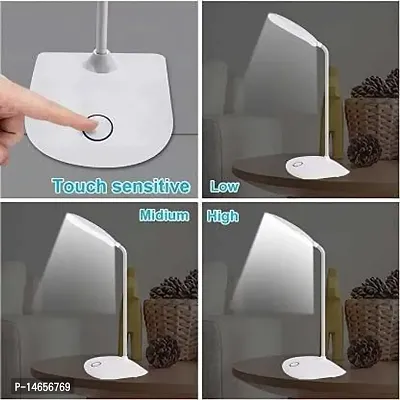 Study lamp Rechargeable Led Touch On Off Switch Student Study Reading Dimmer Led Table Lamps (Multicolor)-thumb5