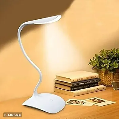 Study lamp Rechargeable Led Touch On Off Switch Desk Light Lamp (Multicolor) Table Lamp