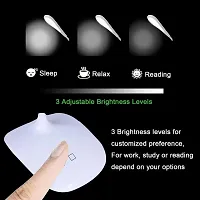 Study lamp Rechargeable Led Touch On Off Switch Student Study Reading Dimmer Led Table Lamps (Multicolor)-thumb1