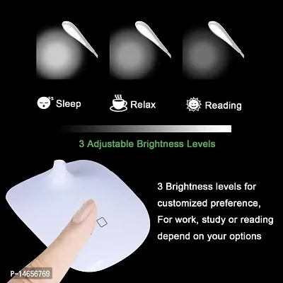 Study lamp Rechargeable Led Touch On Off Switch Student Study Reading Dimmer Led Table Lamps (Multicolor)-thumb2