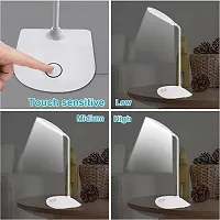 Study lamp Rechargeable Led Touch On Off Switch Student Study Reading Dimmer Led Table Lamps White Desk Light-thumb3