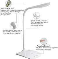 Rechargeable Emergency Table Lamp/Student Reading Light/Led Foldable Desk Lamp Table LAMP(White) Study Lamp-thumb1