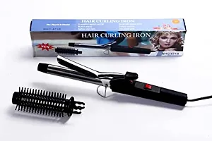 Professional Hair Curler Iron Rod Brush Styler for Women Professional Hair Curler Tong with Machine Stick and Roller-thumb1