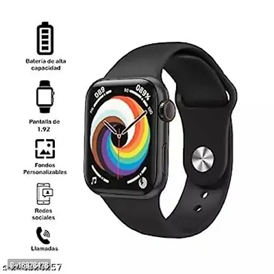 i8 Pro Max Black Smartwatch with Calling Function Activity Tracker Compatible with All 3G/4G/5G Android  iOS Smartphones (Series 8)-thumb2