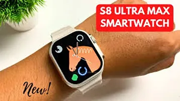 S8 Ultra Smartwatch with 2.05 HD Display, Bluetooth Calling Multiple Sports Modes, Multiple Watch Faces, Spo2 Monitoring  Heart rate monitoring, Call Notification, Bluetooth Camera-thumb3