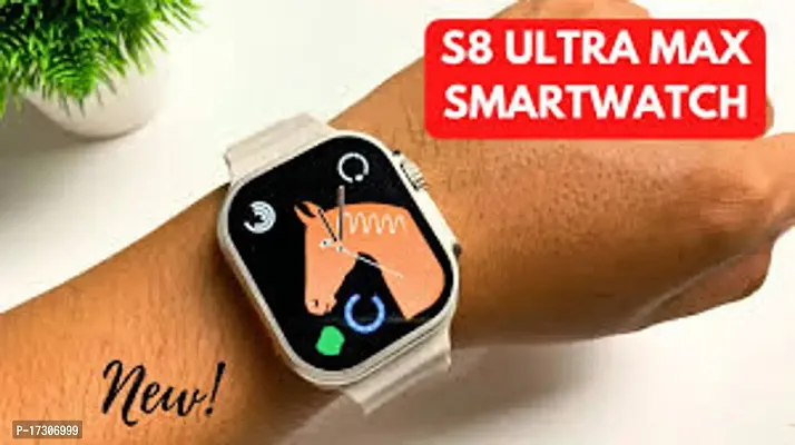 S8 Ultra Smartwatch with 2.05 HD Display, Bluetooth Calling Multiple Sports Modes, Multiple Watch Faces, Spo2 Monitoring  Heart rate monitoring, Call Notification, Bluetooth Camera-thumb4