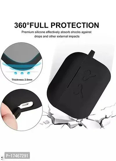 Airpod Pro with Covered Case | Active Noise Cancellation | Wireless Mobile Bluetooth | Compatible with Android  iO | With Silicone Airpod Case Cover | Smart Looking case :)-thumb3